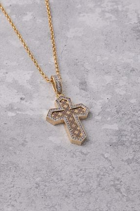 گردنبند طلا سبز زنانه 14 عیار Cenova Jewelry - کد 471595533