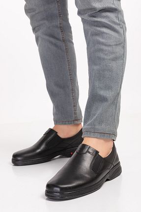 کفش کژوال مشکی مردانه چرم خالص Dia Comfort - کد 108946460