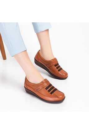 کفش کلاسیک قهوه ای زنانه چرم خالص Dia Comfort - کد 49160161