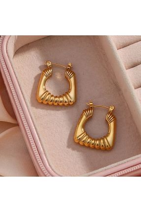 گوشواره جواهر طلائی روکش طلا کد 472524698