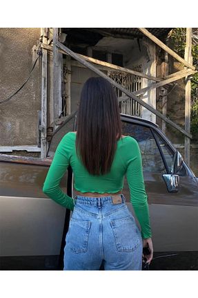 بلوز سبز زنانه ساده Jose Clothing - کد 473281484