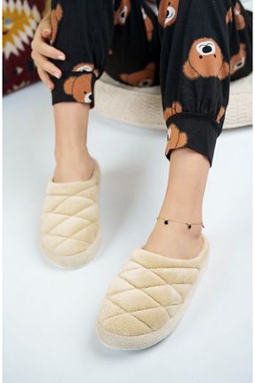 دمپائی خانگی بژ زنانه پارچه ای ADIMM - کد 472159062