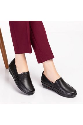 کفش کلاسیک مشکی زنانه چرم خالص Dia Comfort - کد 48987883