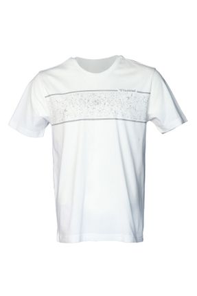 تی شرت سفید مردانه رگولار کد 472480059