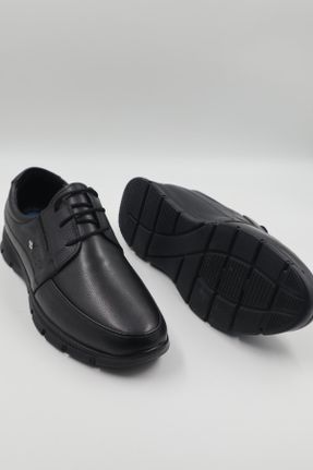 کفش کلاسیک مشکی مردانه چرم طبیعی پاشنه کوتاه ( 4 - 1 cm ) پاشنه ساده کد 355565996