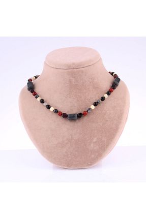 گردنبند جواهر نارنجی زنانه سنگ OSMANLI DOĞAL TAŞ - کد 91769580