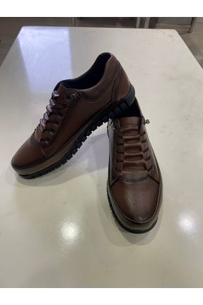 کفش کلاسیک قهوه ای مردانه چرم مصنوعی پاشنه کوتاه ( 4 - 1 cm ) پاشنه ساده کد 472439752