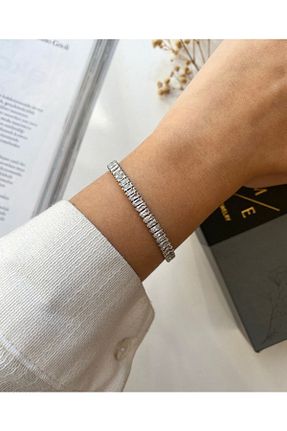 دستبند استیل (فولاد) زنانه استیل ضد زنگ JEWELRY - کد 472649489
