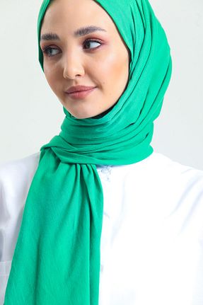 شال سبز زنانه پنبه ای Sarar - کد 458459768