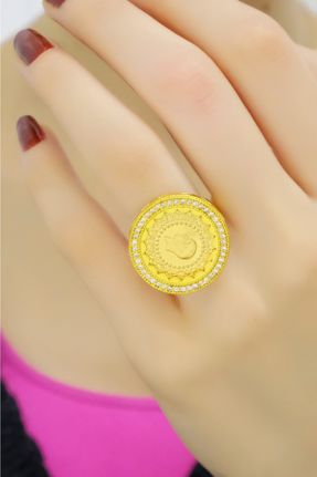 انگشتر طلا زرد زنانه کد 474409710