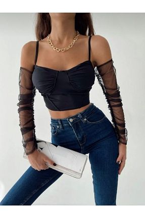 دستکش مشکی زنانه لیکرا VENÜS MODA by Pınar - کد 473756981