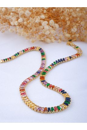 گردنبند جواهر طلائی زنانه استیل ضد زنگ Tocha Accessories - کد 467422363
