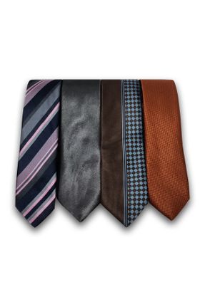 کراوات صورتی مردانه پارچه ای کد 475793804