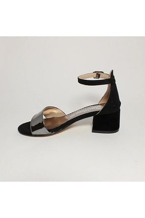 صندل مشکی بچه گانه پاشنه تخت BYŞ Moda - کد 475656358