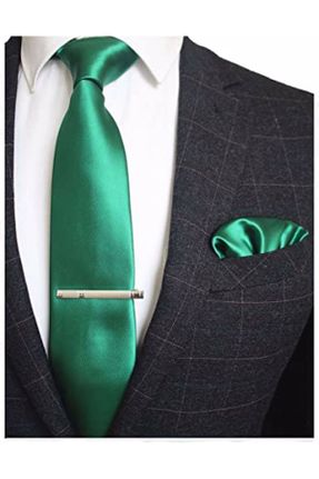 کراوات سبز مردانه Standart ساتن کد 474724879