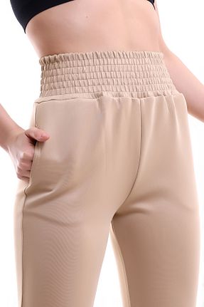 شلوار کرمگن بژ زنانه رگولار winmoda - کد 474849702
