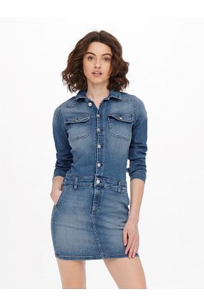 لباس آبی زنانه بافتنی ONLY - کد 475336489