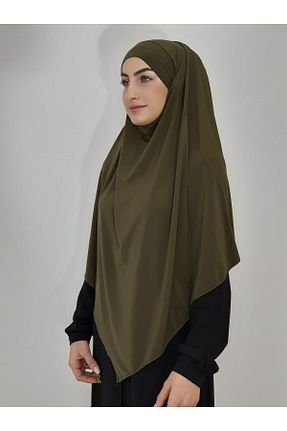 روسری خاکی ساده erasra class - کد 475000222