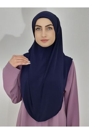 روسری سرمه ای ساده Ayselcehobi - کد 475015897