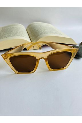 عینک آفتابی قهوه ای زنانه UV400 LOOKUP NEW - کد 475414290