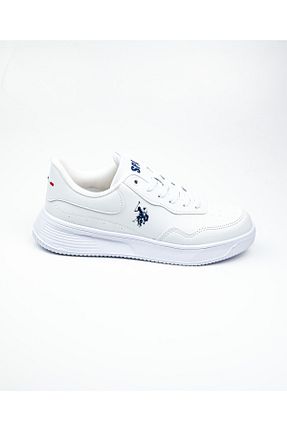 کفش اسنیکر سفید زنانه بند دار U.S. Polo Assn. - کد 474683165