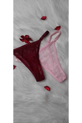 شورت زرشکی زنانه 2 تایی Masal Lingerie - کد 474572567