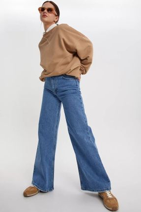 شلوار جین آبی زنانه پاچه لوله ای کد 476064917