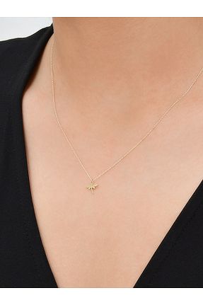 گردنبند طلا زرد زنانه 14 عیار Quyumcu - کد 476070529