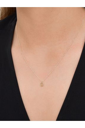 گردنبند طلا زرد زنانه 14 عیار Quyumcu - کد 476115388