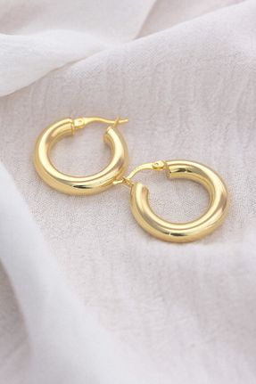 گوشواره نقره زرد زنانه 925 عیار Siya Silver - کد 371988638