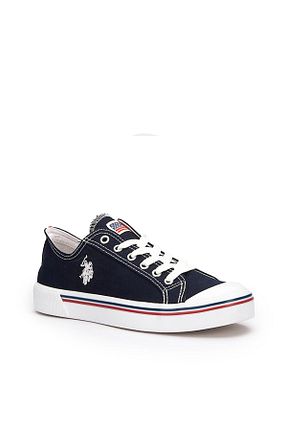 کفش پیاده روی سرمه ای زنانه چرم اصل U.S. Polo Assn. - کد 508552985