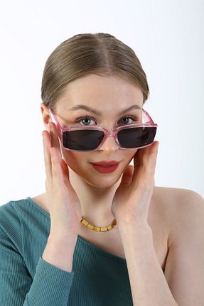 عینک آفتابی صورتی زنانه UV400 ModaLand - کد 497732105