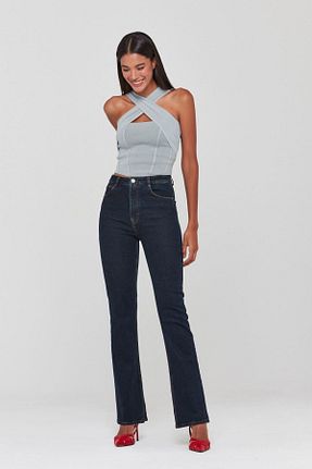 شلوار جین آبی زنانه پاچه ساده Pantamo Jeans - کد 545852644