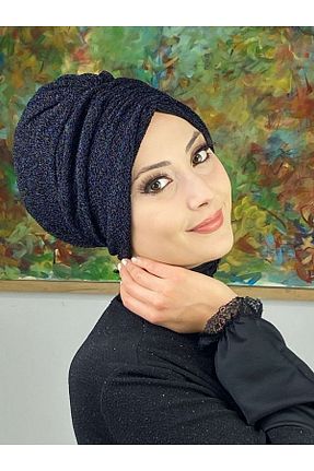روسری مشکی ساده BUTİKAMBAR - کد 560497571