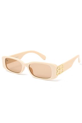 عینک آفتابی بژ زنانه UV400 Di Caprio - کد 624593787
