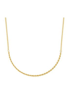 گردنبند استیل ( فولاد ) طلائی زنانه استیل (فولاد) Opsobjects - کد 634654154