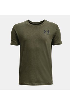 تیشرت خاکی بچه گانه رگولار Under Armour - کد 634656101