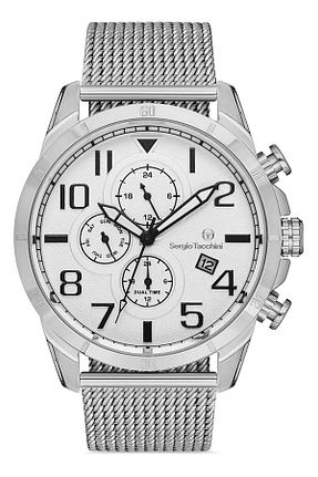 ساعت مچی طوسی مردانه 44 میلی متر Sergio Tacchini - کد 594218431