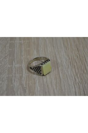 انگشتر نقره زنانه کهربا tesbihurfada - کد 291688214