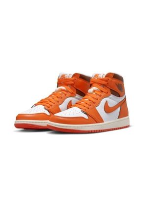 کفش بسکتبال نارنجی زنانه مچ بلند کد 629742384