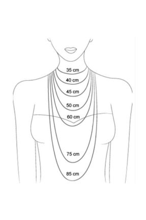 گردنبند جواهر طوسی زنانه فلزی کد 154939620
