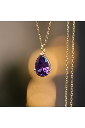 گردنبند نقره طلائی زنانه 18 عیار Moko Art Design - کد 558189724