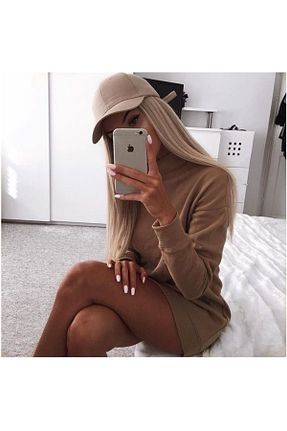 کلاه بژ زنانه پنبه ای MSASTYLE - کد 533377653