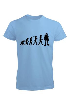 تی شرت آبی مردانه کد 203325832