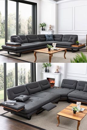 ست گوشه ای طوسی Keten Eymense - کد 381386495