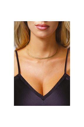 گردنبند استیل ( فولاد ) طلائی زنانه استیل (فولاد) Opsobjects - کد 634654154