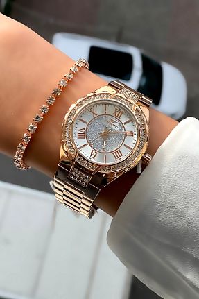 ست ساعت مچی صورتی زنانه 3 ATM FERRO - کد 634752988