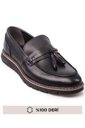 کفش کلاسیک مشکی مردانه چرم خالص maximoda - کد 635647980
