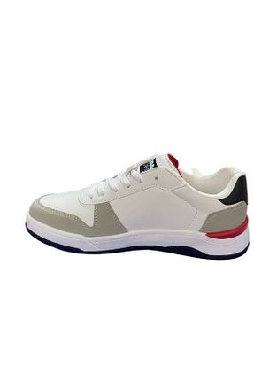 کفش اسنیکر سفید مردانه بند دار U.S. Polo Assn. - کد 635674009