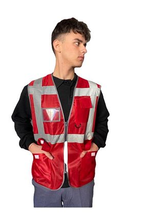 لباس ایمنی کار قرمز BERTUĞ İŞ ELBİSELERİ GİYİM VE İMALATI - کد 635699574